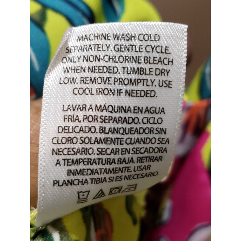 Women's Multicolor Floral Polyester Long Sleeve Casual Open Front Blazer Large - Picture 10 of 13